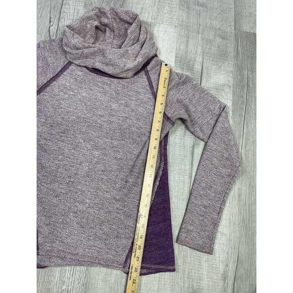 Kuhl Nova Pullover Cowl Neck Sweater Light Weight Knit Purple Womens Medium X - Picture 5 of 8